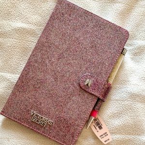 VINTAGE Victoria’s Secret Glitter Notebook & Bling Pen